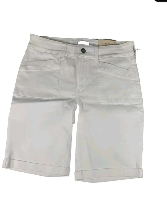 NYDJ Pants - Nydj  Womens  size 6P Petite  Shorts optic white bermuda cuffed Stretch NWT 04